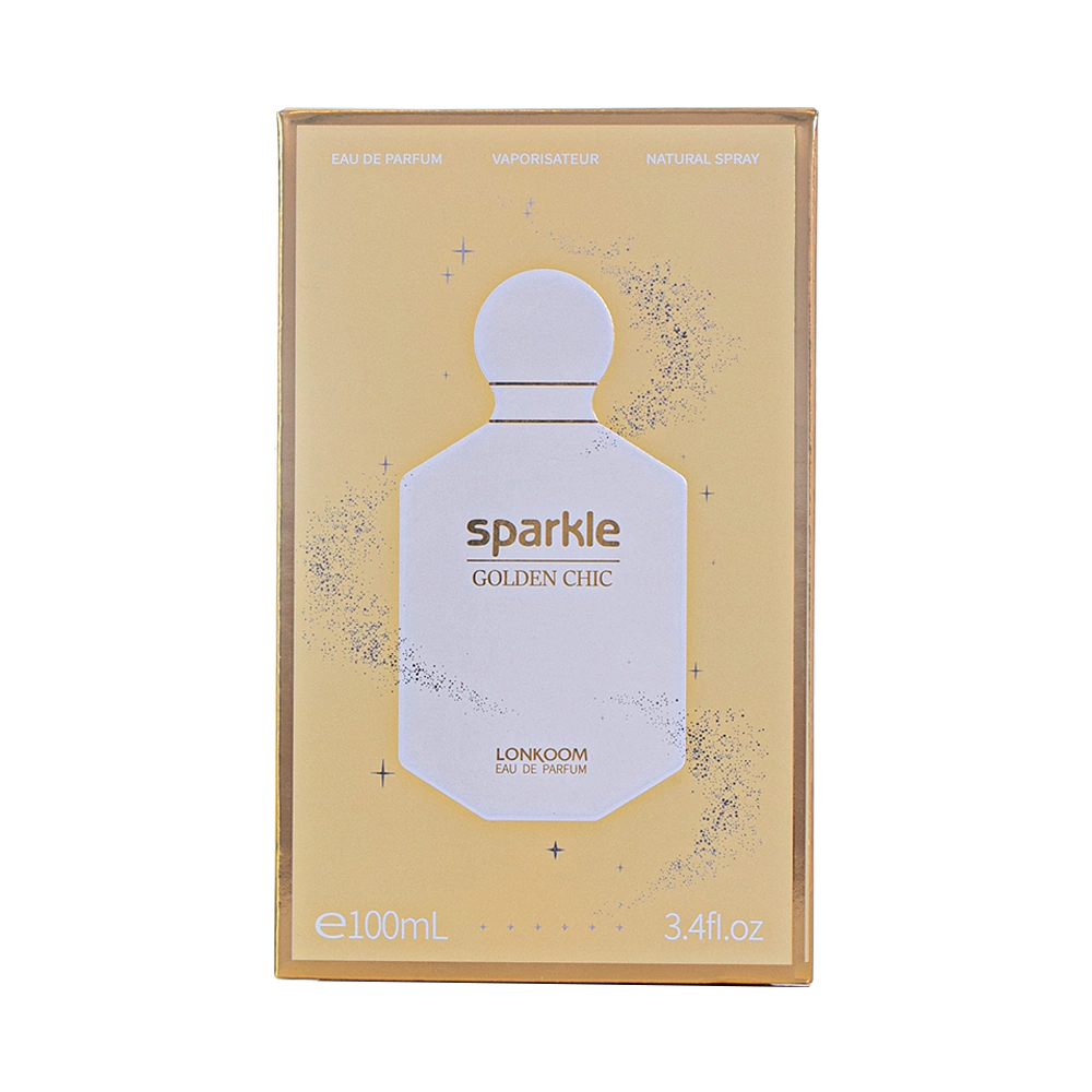 PERFUME FEMININO SPARKLE GOLDEN CHIC 100 ML LONKOOM - Imagem 4