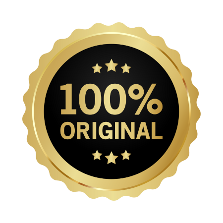 Selo de garantia de Produtos 100% Originais da Alethe Perfumes